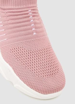 Слипоны женские из ткани, цвет розовый 214r3913 фото