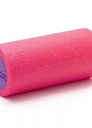 Массажный ролик 7sports гладкий roller epp ro1-30 розово-фиолетовый (30*15см.) pro_5702 фото