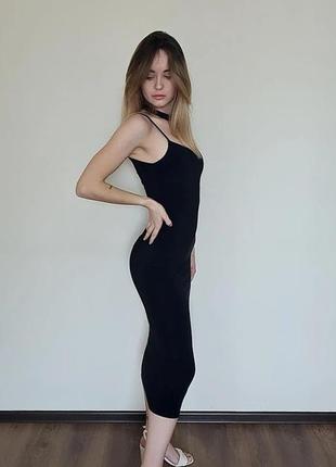 Сукня вечірня чорна максі nastygal5 фото