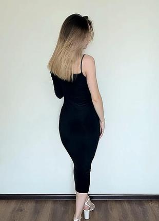 Сукня вечірня чорна максі nastygal4 фото