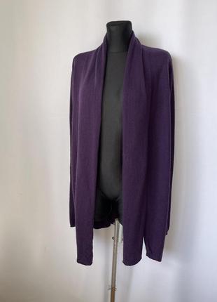 Adagio фиолетовый кардиган кашемир и шелк