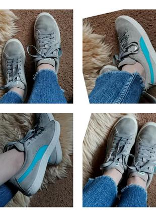 Кроссовки puma suede женские кеды замша кожаные женские кроссовки олдскульные2 фото