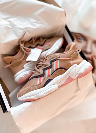 Кроссовки adidas ozweego beige  кросівки10 фото