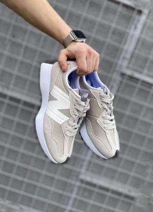 New balance 327 beige&white