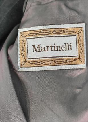 Винтажный серый мужской костюм в полоску, martinelli, 52/xxl4 фото