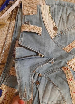 Необычная стильная джинсовая юбка10 фото
