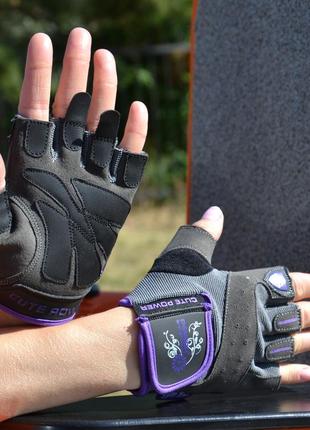 Спортивные перчатки для фитнеса power system ps-2560 cute power женские purple xs pro_4906 фото