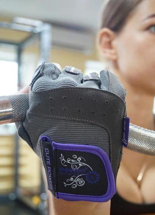 Спортивные перчатки для фитнеса power system ps-2560 cute power женские purple xs pro_4909 фото