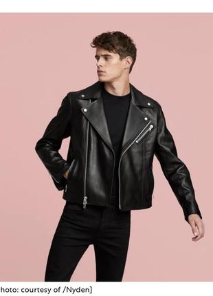 Крутая кожаная куртка- косуха, nyden by Жіноча h&m- натуральная кожа!