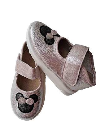 Туфли девочке минни маус