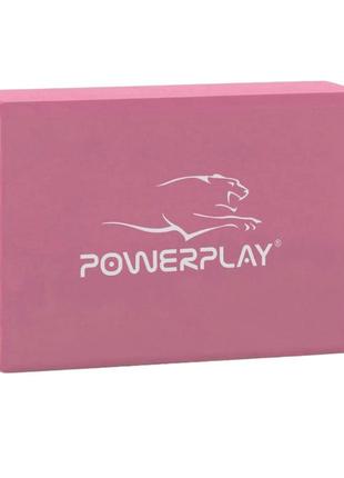 Блок для йоги powerplay 4006 yoga brick розовый pro_200