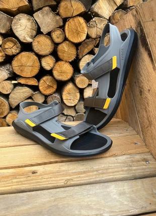 Чоловічі сандалі крокс crocs sandal expeditions slate grey