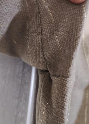 Брюки женские, бежевые летние брюки5 фото