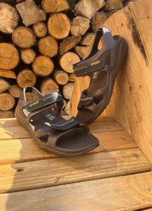 Сандалі чоловічі крокс crocs Cozzzy sandal river espresso