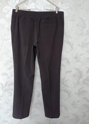 Р 16-18 / 50-52-54 актуальные базовые нарядные черные штаны брюки длинные time&tru4 фото