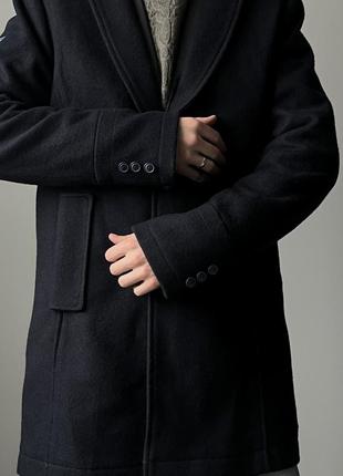 Superdry limited wool coat пальто шерсть оригинал новое неви синий теплый стильный интересный вникальный лимитированный премиум современный6 фото