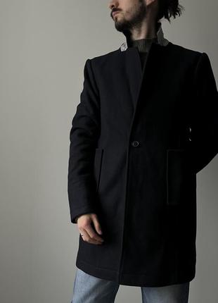 Superdry limited wool coat пальто плащ вовна оригінал нове неві синій тепле стильне цікаве внікальне лімітоване преміум сучасне7 фото