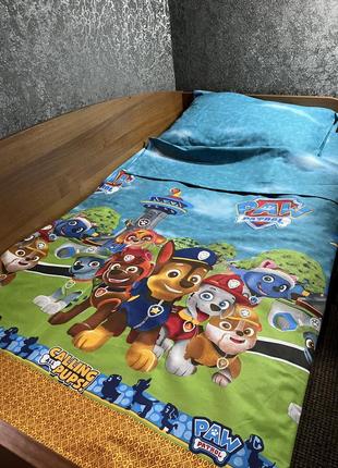 Шикарный комплект постельного белья для детской кроватки7 фото