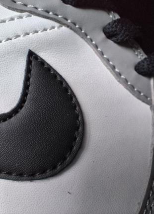 Nike air jordan 1  высокие кожаные кроссовки ботинки кожа джордан найк большие размеры 41,42,43,445 фото