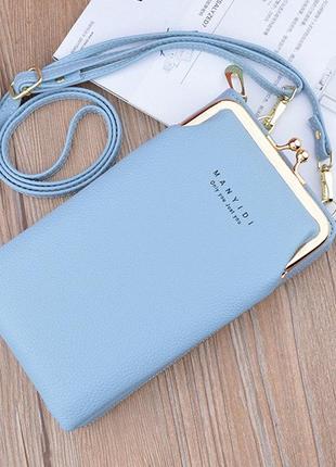 Жіноча сумка клатч на плече, міні сумка гаманець для телефону pro549