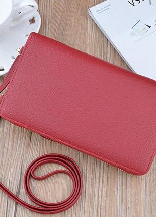 Жіноча сумка клатч на плече, міні сумка гаманець для телефону pro549