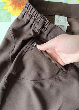 Р 18-20 / 52-54-56 базовые коричневые классические штаны брюки большие батал gundi-wi7 фото