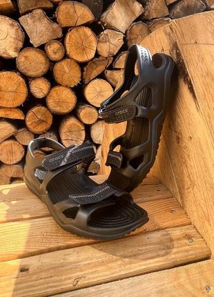 Сандалі чоловічі крокс crocs Cozzzy sandal river black