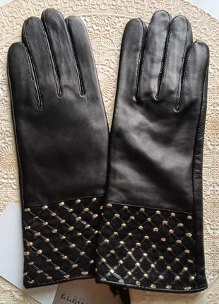 Нові шкіряні перчатки 7-7,5 р eleganzza2 фото