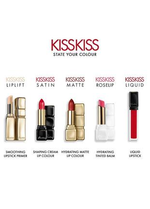 Жидкая помада для губ guerlain kisskiss liquid lipstick l369 - tempting matte3 фото