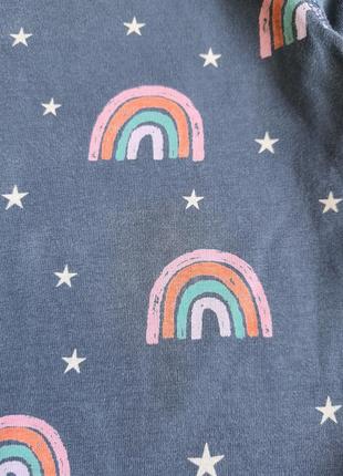 Тоненькая пижама с радугами4 фото