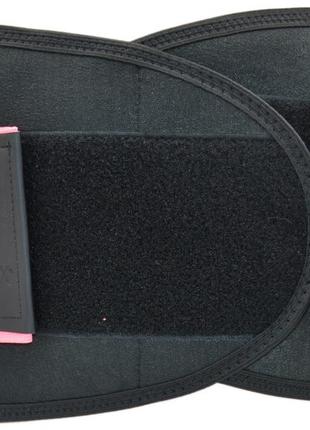 Спортивный пояс компрессионный madmax mfa-277 slimming belt black/neon pink m pro_11004 фото