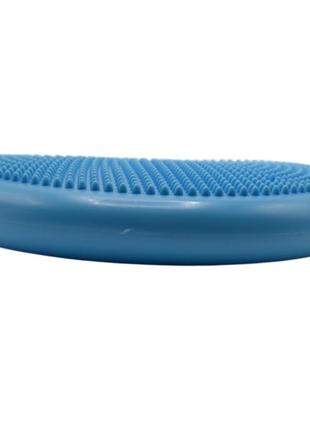 Балансувальна масажна подушка powerplay 4009 balance pad (ø33) синя pro6408 фото