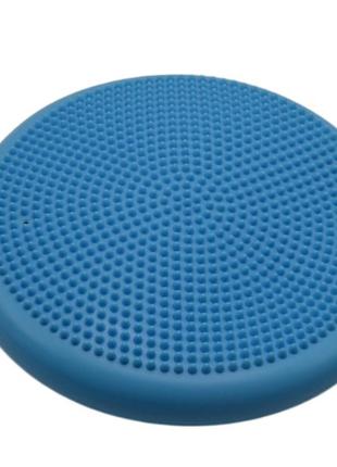 Балансувальна масажна подушка powerplay 4009 balance pad (ø33) синя pro6405 фото