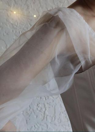 Весільна сукня міді м5 фото