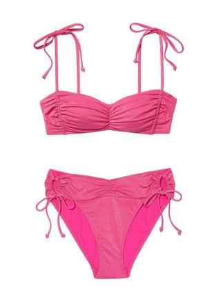 Купальник victoria´s secret с шиммером. оригинал. новый.  верх м + низ с2 фото