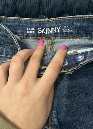 Нові джинси на дівчинку 104-110 primark3 фото