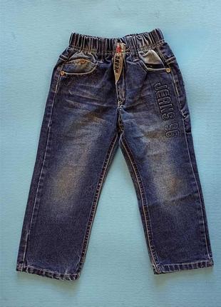 Джинсы на резинке  на 4-5 лет jeans 96