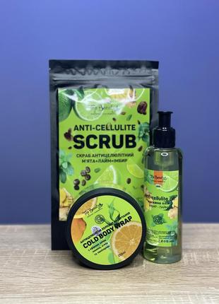 Антицелюлітний набір ( мʼята-лайм-імбир)