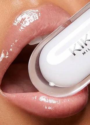 Блиск для губ з ефектом збільшення об'єму kiko milano lip volume plumping effect lip cream2 фото