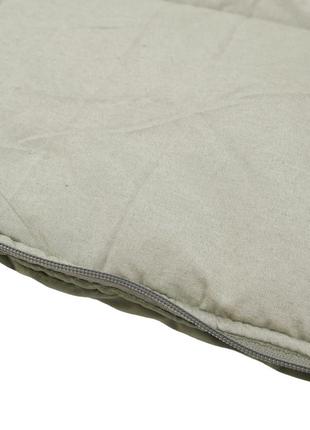 Спальний мішок з капюшоном 2.10х75 бязь олива4 фото