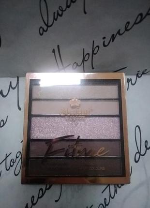 Палетка для макіяжу очей і обличчя - stefani carlotte fit me eyeshadow highlighter1 фото