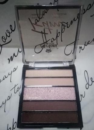 Палетка для макіяжу очей і обличчя - stefani carlotte fit me eyeshadow highlighter3 фото