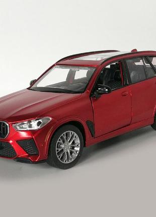 Машинка bmw x5 m колекційна моделька джип позашляховик іграшка металева 1:32 наляля4 фото