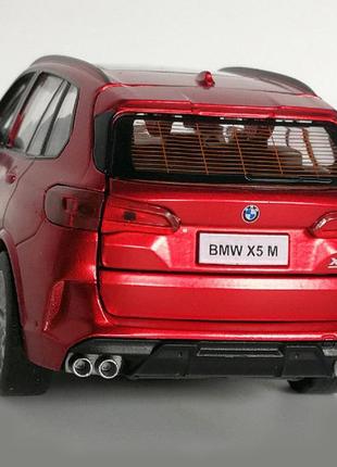 Машинка bmw x5 m колекційна моделька джип позашляховик іграшка металева 1:32 наляля7 фото