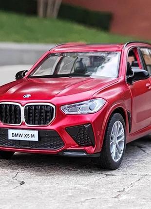 Машинка bmw x5 m колекційна моделька джип позашляховик іграшка металева 1:32 наляля1 фото