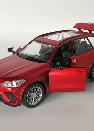 Машинка bmw x5 m колекційна моделька джип позашляховик іграшка металева 1:32 наляля5 фото