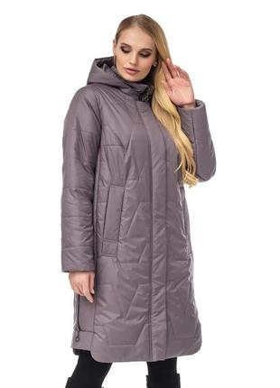 Женская демисезонная куртка больших размеров (50,52,54,56,58,60,62,64,66)