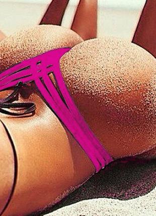Стринги для купальника женские розовый