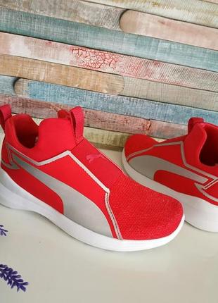 Новые высокие кроссовки puma rebel на девочку1 фото