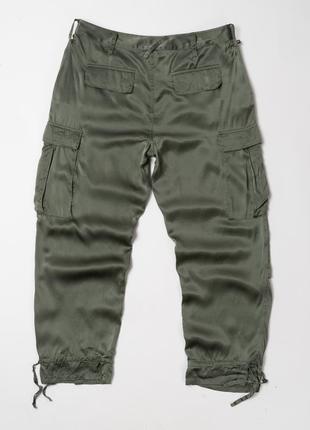 Polo jeans company ralph lauren vintage silk cargo pants  жіночі штани6 фото